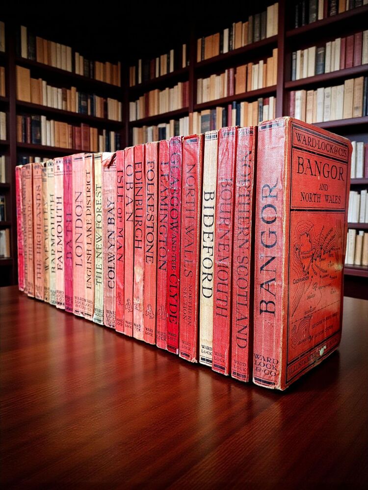Ward Lock's Illustrated Guide Books "Red Guides" * Circa 1900's