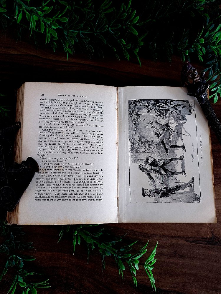 G. A. Henty — Held Fast for England: A Tale of the Siege of Gibraltar (1779-83) | c.1891