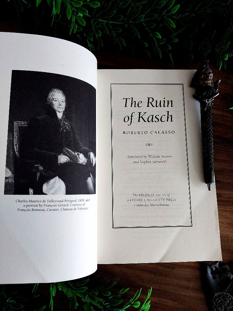 Roberto Calasso — The Ruin of Kasch (La rovina di Kasch) | 1994