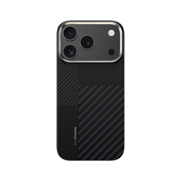 Apple iPhone 17 Pro Max Kılıf Karbon Fiber Benks Montage ArmorAir Kevlar Kapak