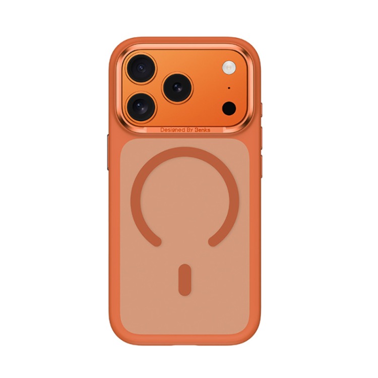 Apple iPhone 17 Pro Max Kılıf M-Safe Şarj Özellikli Benks Mist C-Magnet Kapak