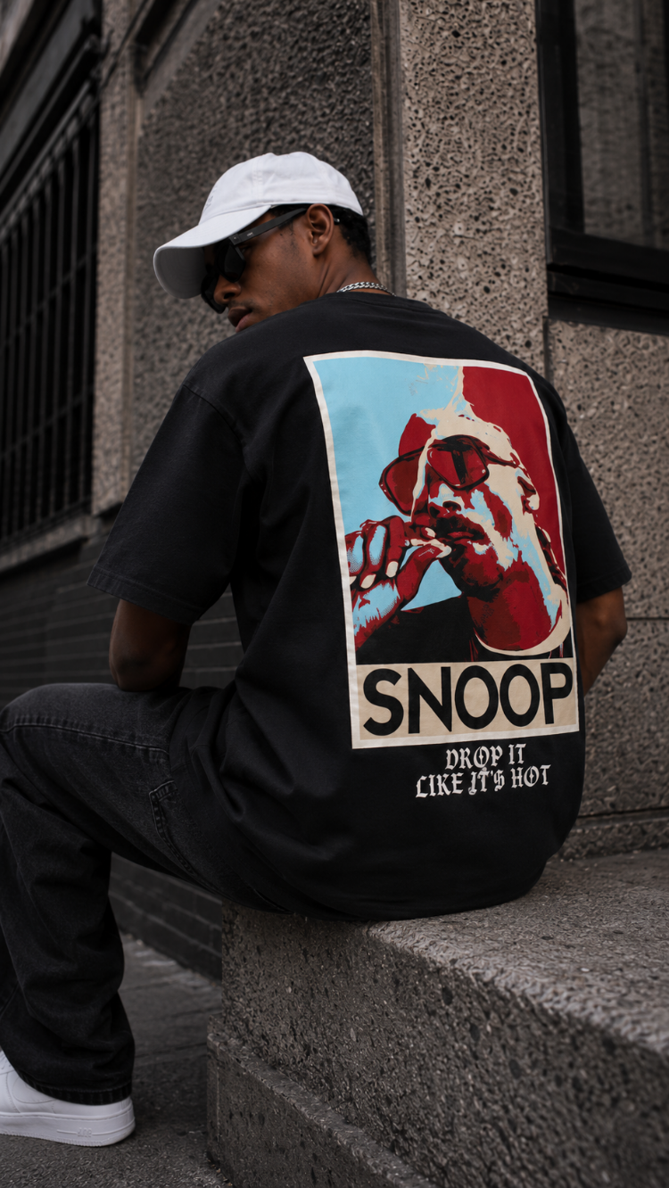 KORYN Rap Icon Siyah Oversize T-Shirt