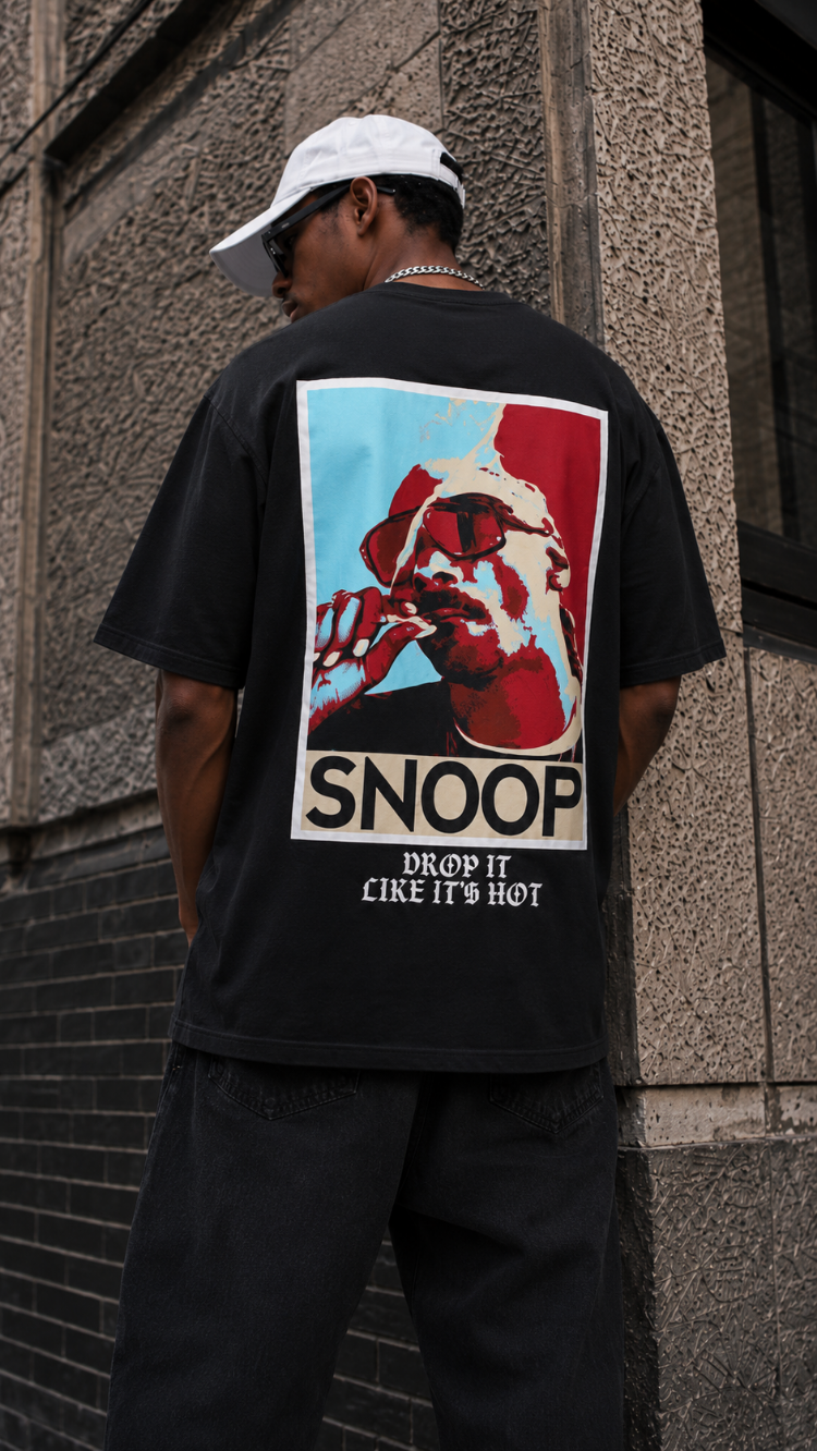 KORYN Rap Icon Siyah Oversize T-Shirt