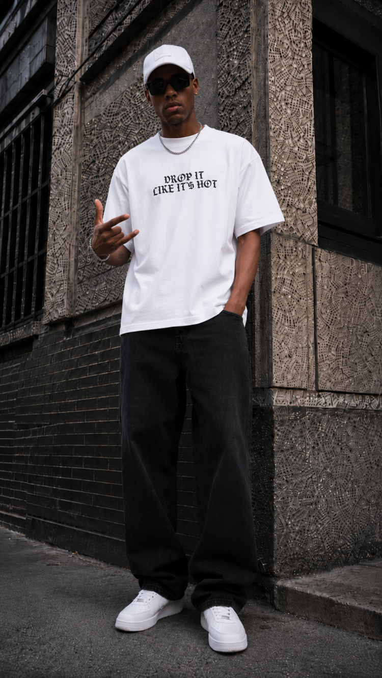 KORYN Rap Icon Beyaz Oversize T-Shirt