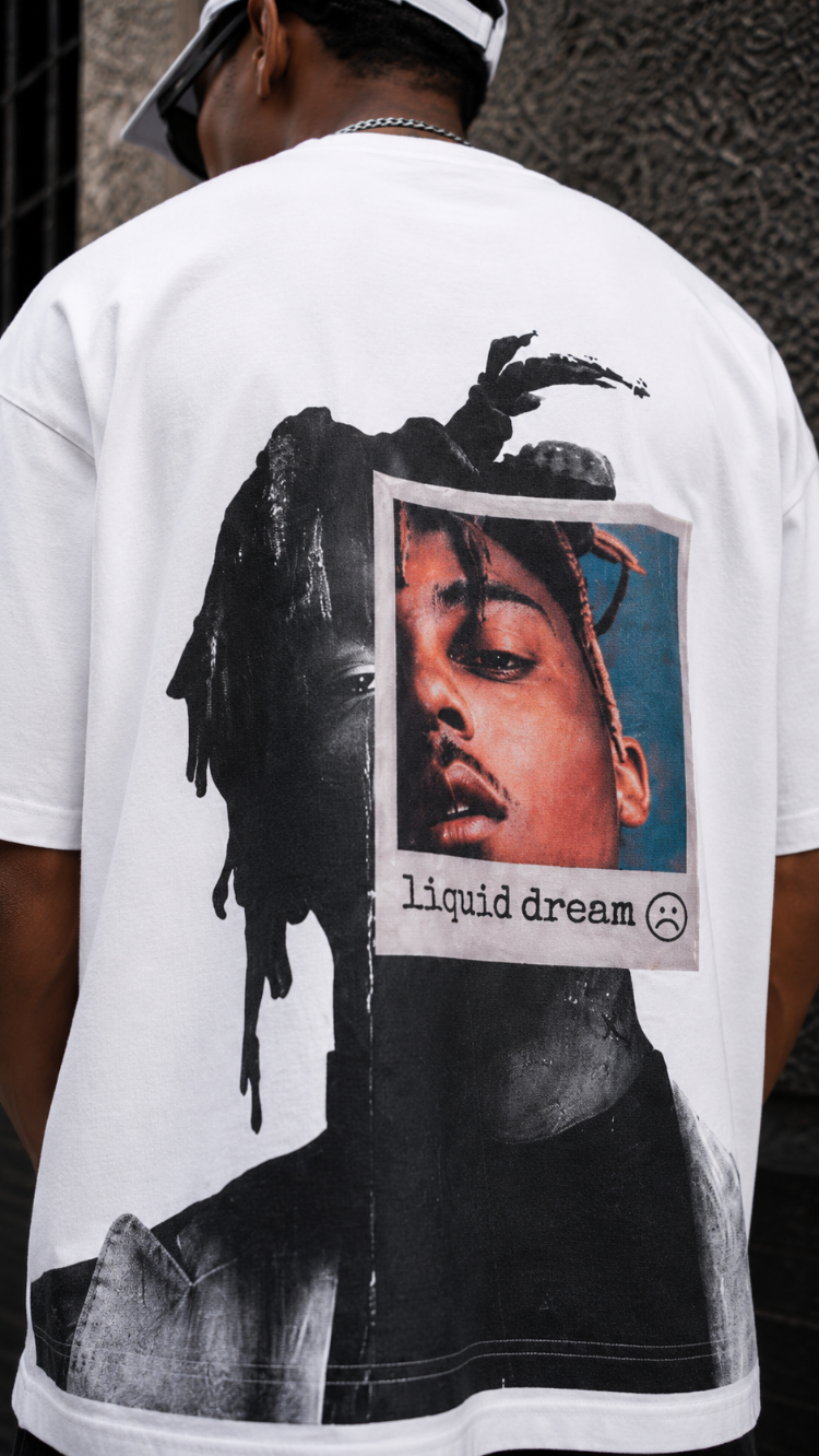 KORYN Liquid Dream Beyaz Oversize Erkek T-Shirt