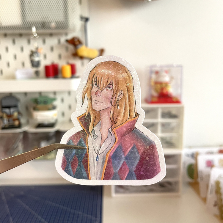 Howl holo tekli sticker
