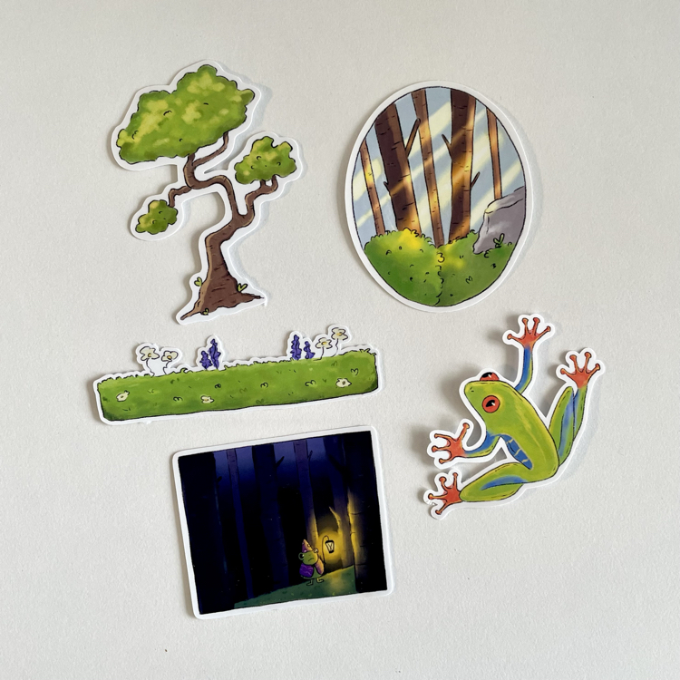 Orman sticker paketi