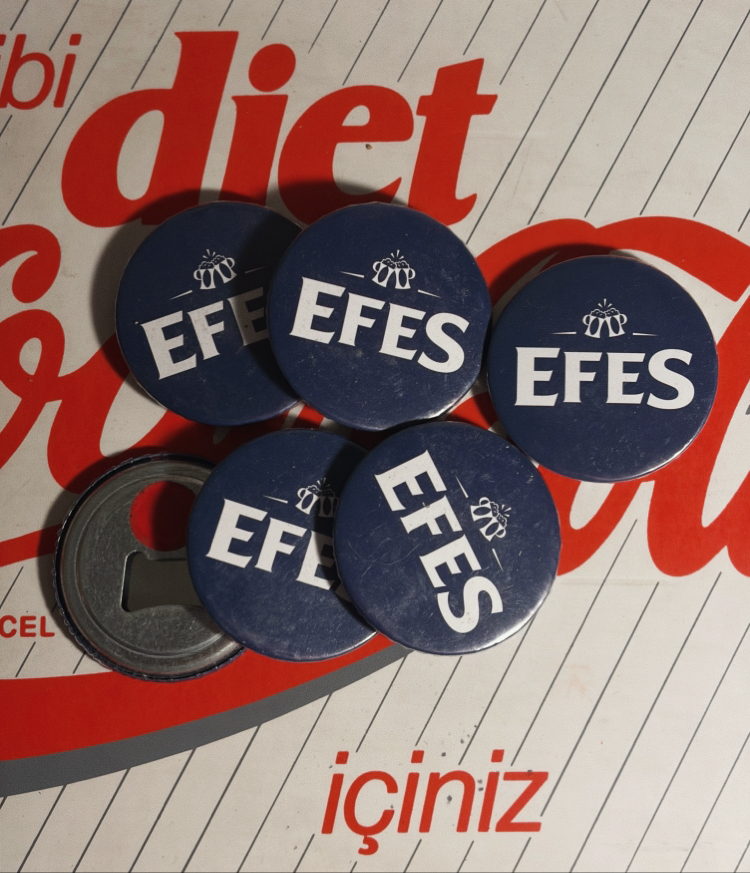 Efes buton açacak ve magnet 
