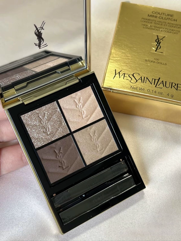 Yves Saint Laurent Couture Mini Clutch Göz Farı- 100
