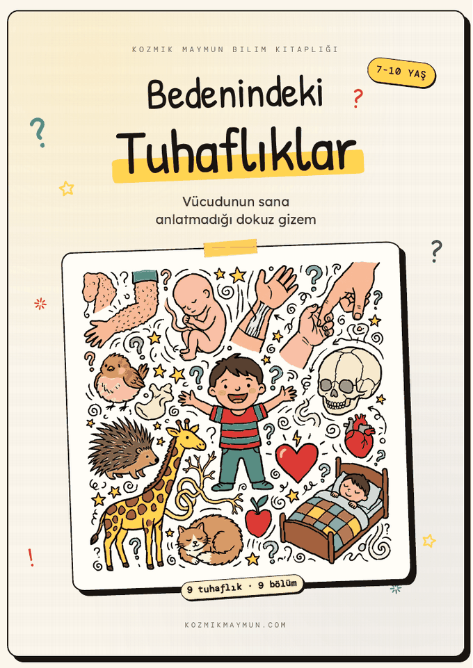 Bedenindeki Tuhaflıklar — 7-10 Yaş Çocuk Bilim Kitabı (PDF)
