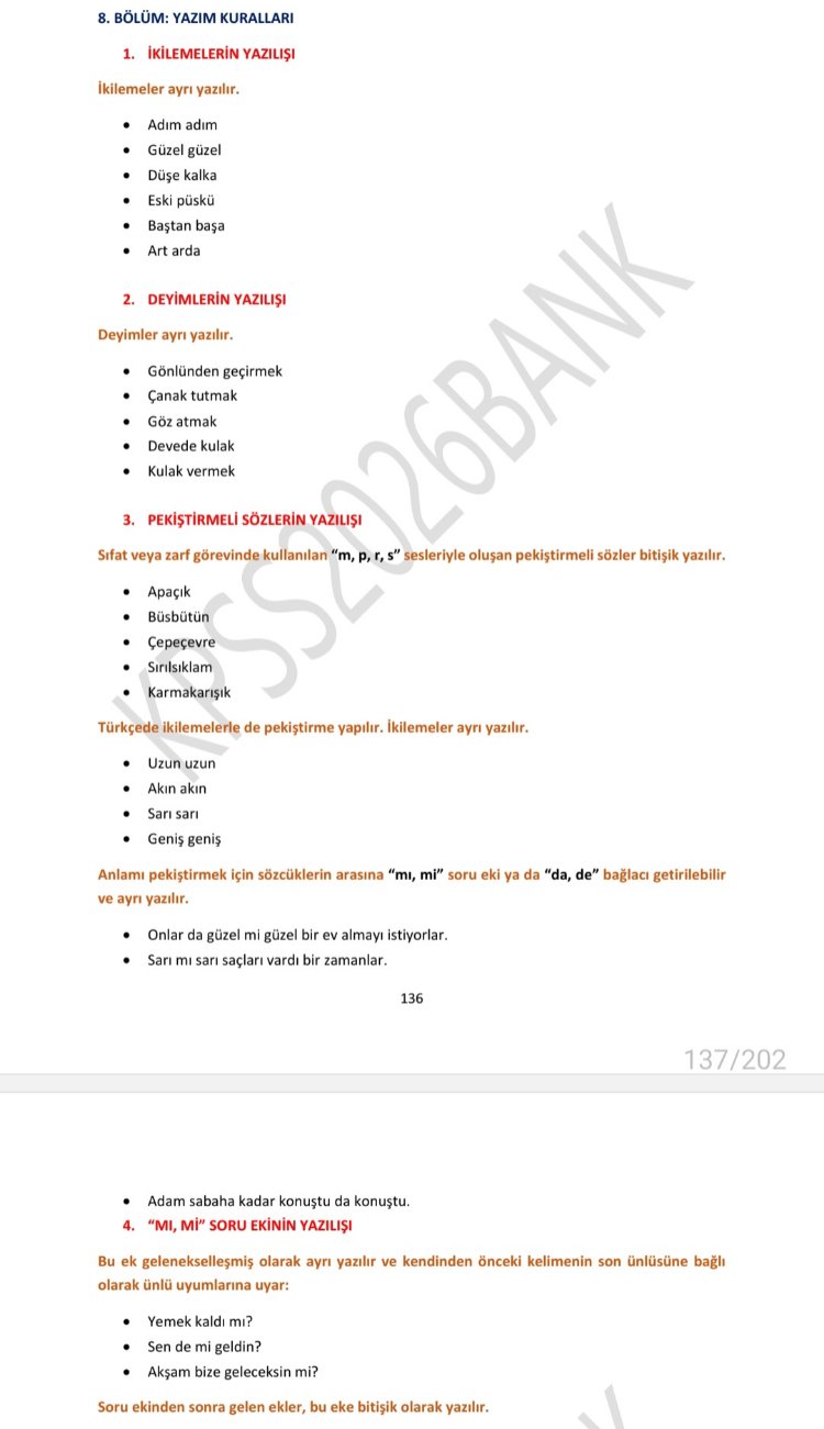 TÜRKÇE PDF KONU ANLATIMI
