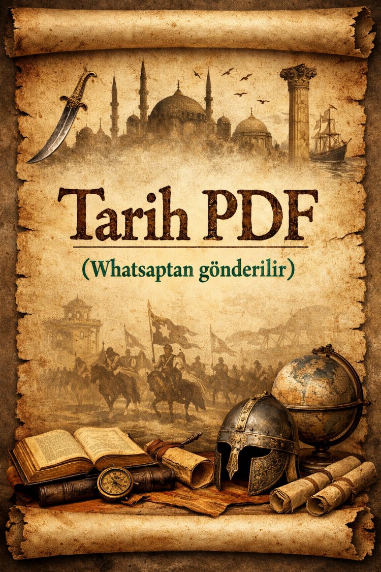 PDF TARİH  ÖZET NOTLARI 