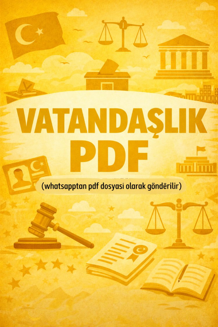 PDF VATANDASLİK 86 SAYFA