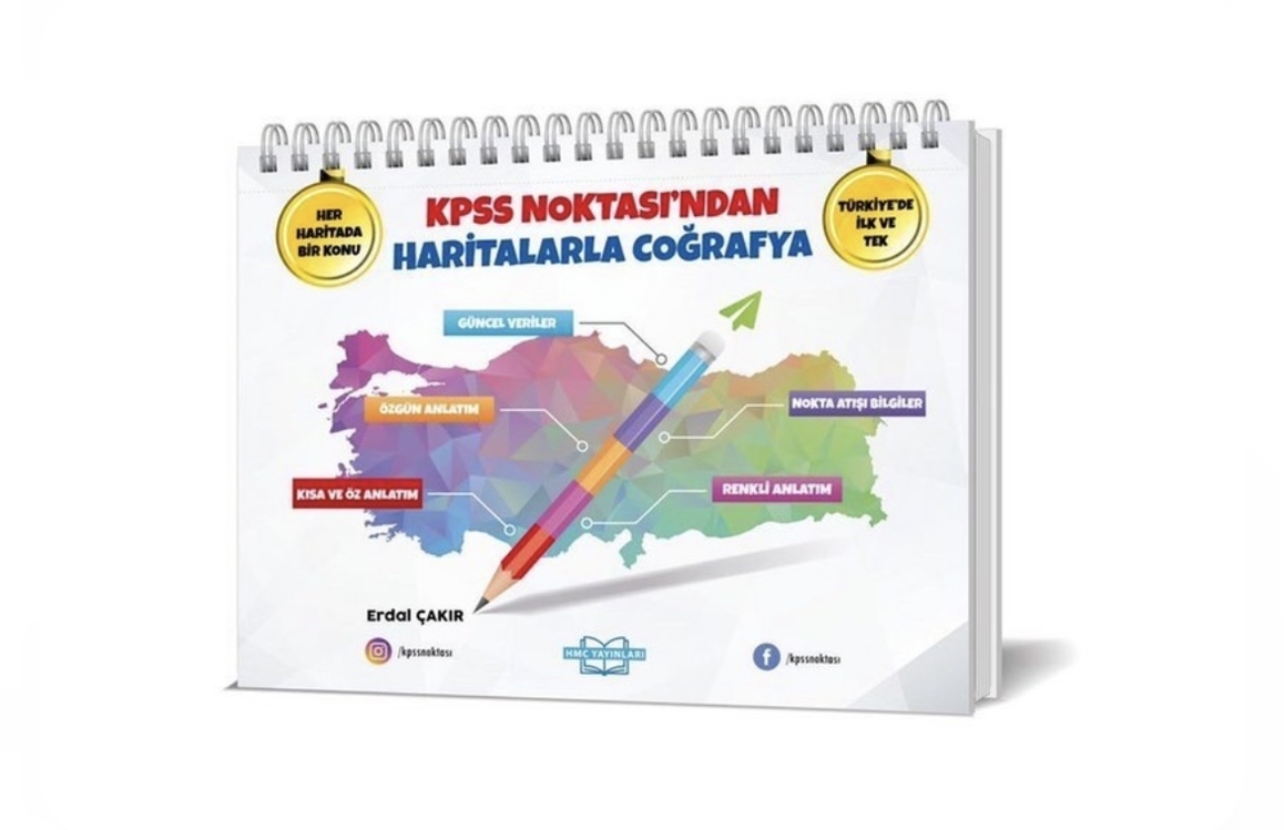 KPSS / AGS Haritalarla Coğrafya Konu Anlatımı PDF DİJİTAL ( Kitap Değil )