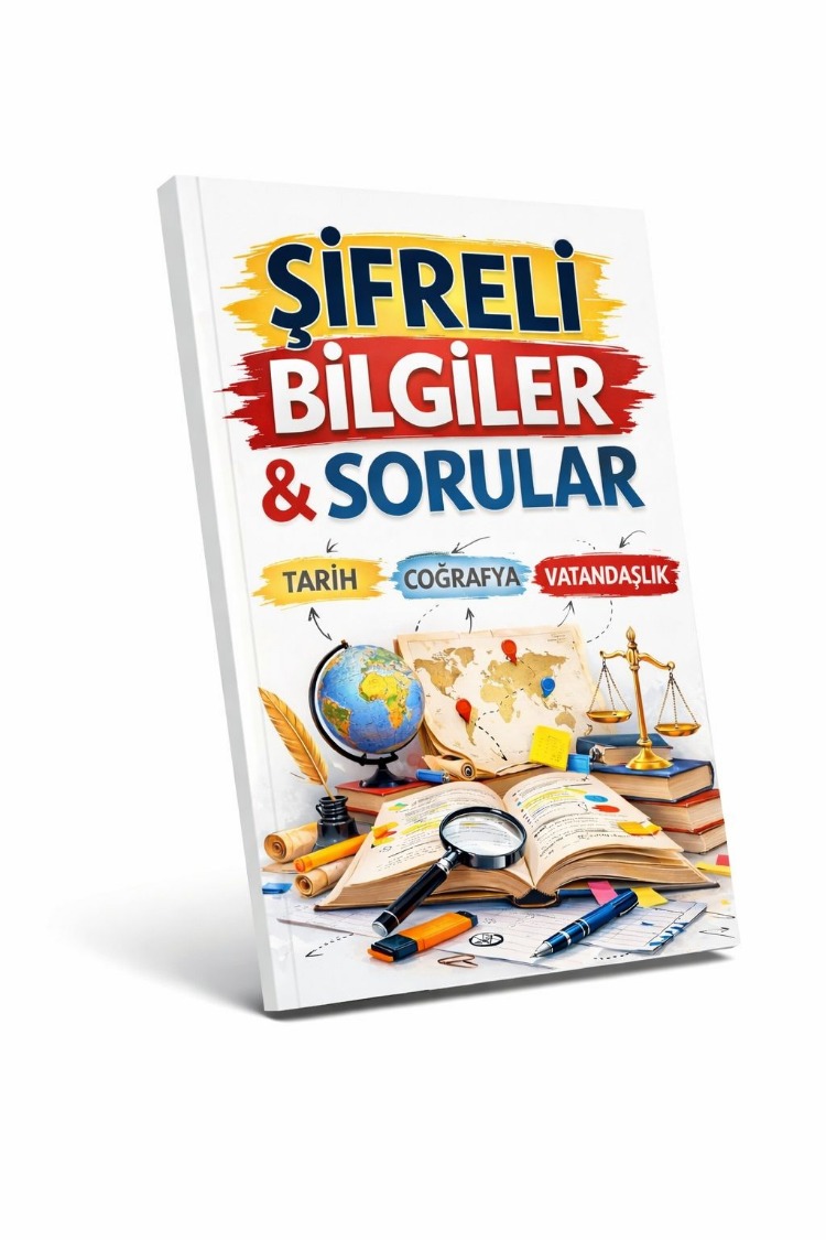KPSS/AGS/TYT Tarih & Coğrafya & Vatandaşlık 220 Şifreli Bilgiler ve Sorular PDF ( Kitap Değil )