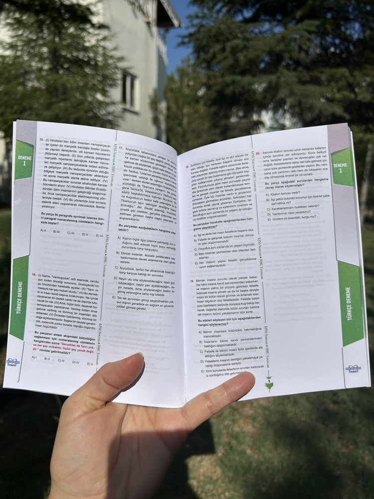 KPSS AGS 15 Erli Türkçe Denemeleri PDF / DİJİTAL ( Kitap Değil )