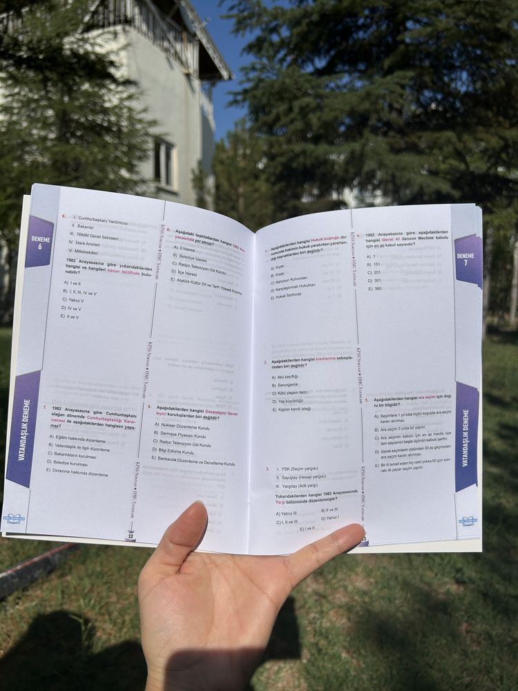 KPSS / AGS 15 erli Vatandaşlık Denemeleri PDF / DİJİTAL ( Kitap Değil )