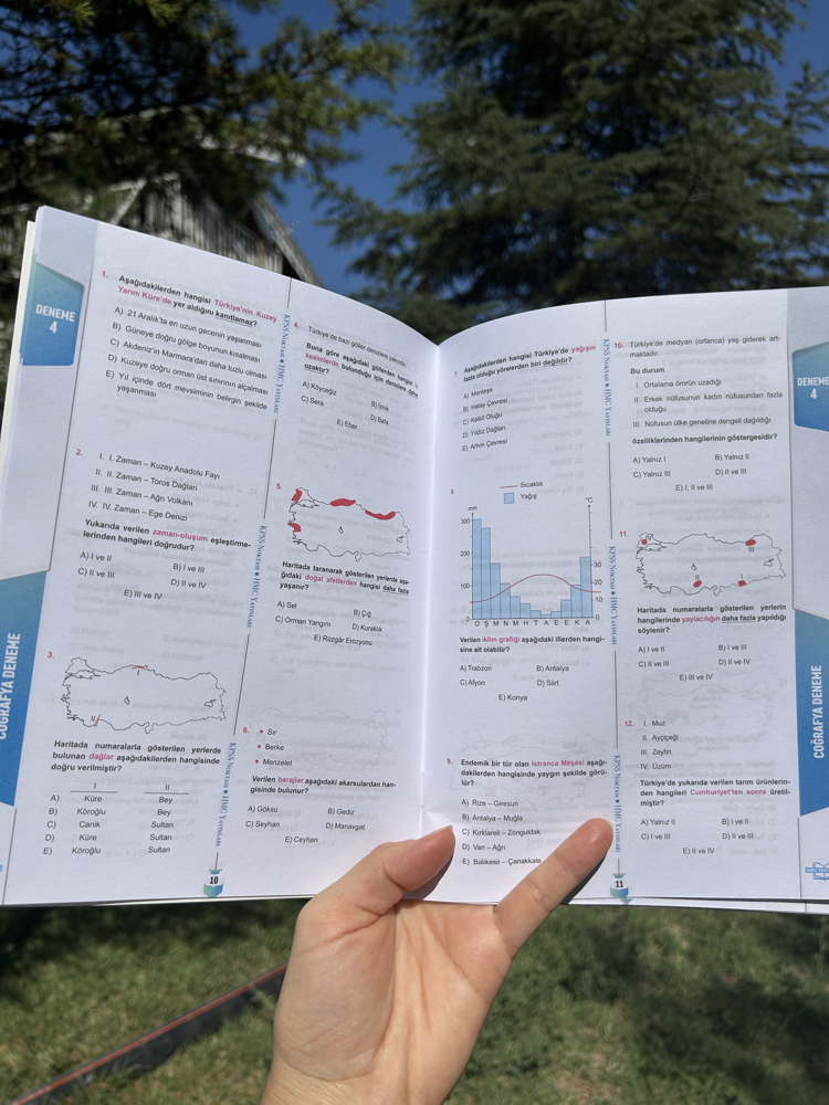 KPSS / AGS 15 Li Coğrafya Denemeleri PDF DİJİTAL ( Kitap Değil )