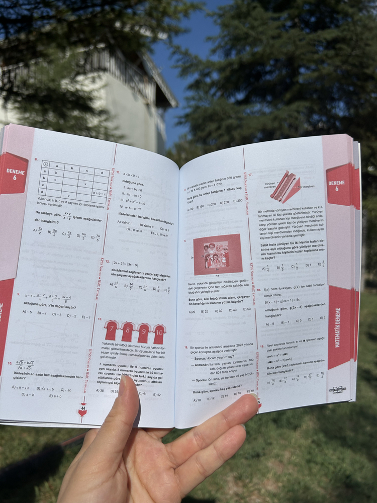 KPSS AGS 15 erli Çözümlü Matematik Denemeleri PDF / DİJİTAL ( Kitap Değil )