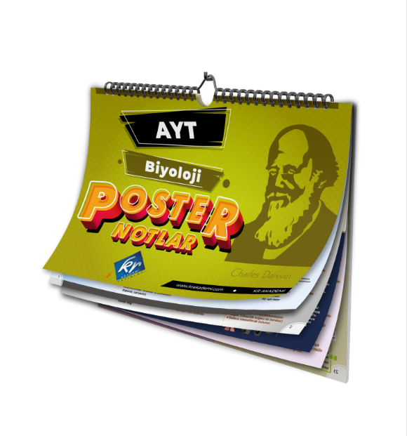 AYT Biyoloji Poster Notlar KR Akademi Yayınları