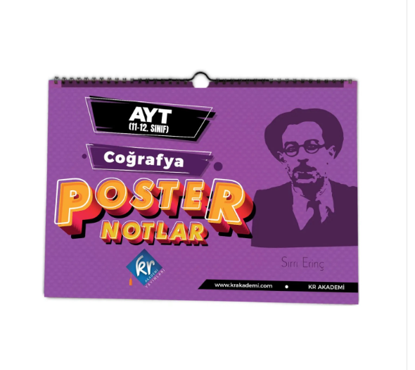 AYT Coğrafya Poster Notlar KR Akademi Yayınları