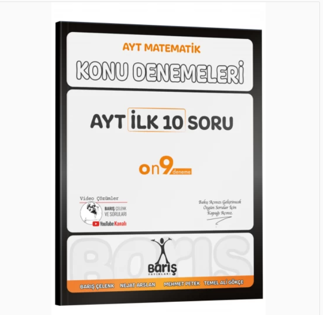Barış Yayınları AYT İlk 10 Soru Konu Denemeleri