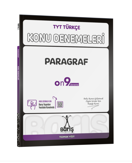 Barış Yayınları TYT Türkçe Paragraf Konu Denemeleri