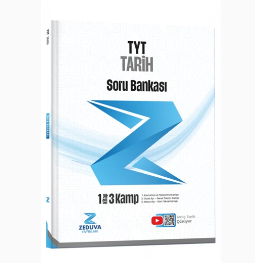 Zeduva Yayınları Ardıç Tarih TYT Tarih 1 Kitap 3 Kamp Soru Bankası