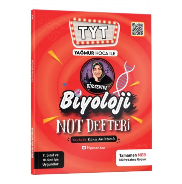 Yağmur Hoca ile TYT Biyosentez Biyoloji Not Defteri Tamamı El Yazılı