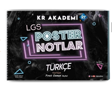 LGS Türkçe Poster Notları KR Akademi Yayınları