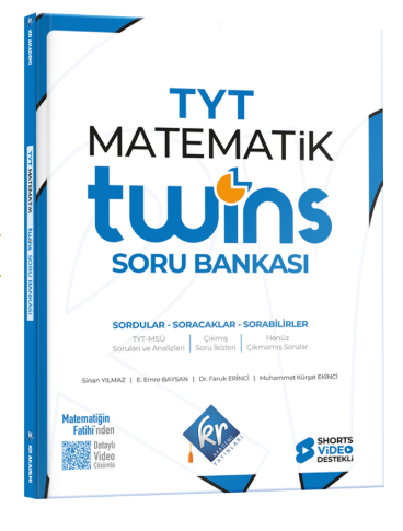 TYT Twins Matematik Soru Bankası KR Akademi Yayınları
