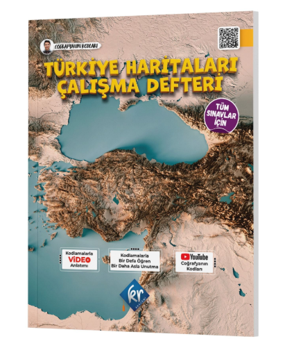 Coğrafyanın Kodları Türkiye Haritaları Çalışma Defteri KR Akademi Yayınları