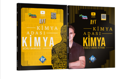 Kimya Adası AYT Kimya Soru Bankası ve Video Ders Kitabı Seti