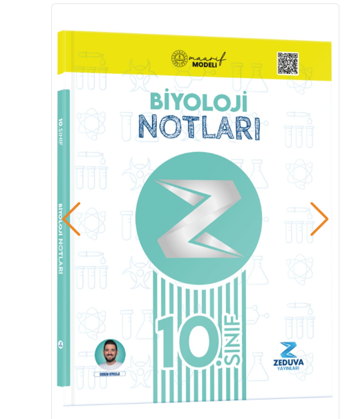 Biosem 10. Sınıf Maarif Modeli Biyoloji Notları Zeduva Yayınları