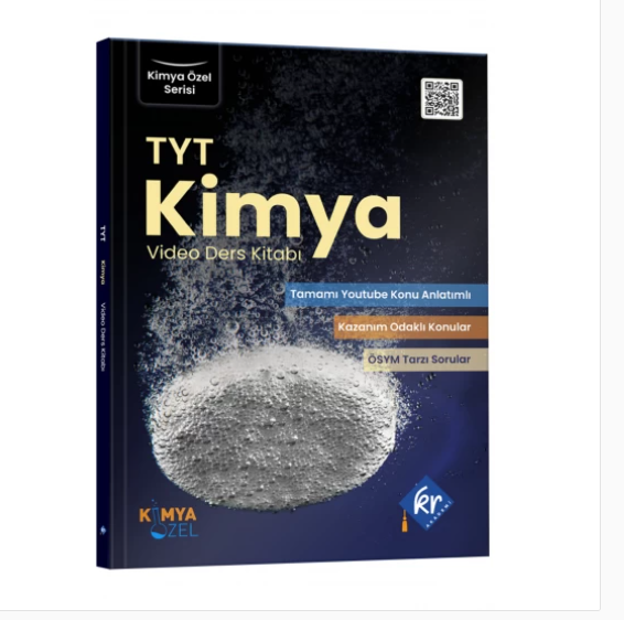 Kimya Özel TYT Kimya Video Ders Kitabı KR Akademi Yayınları