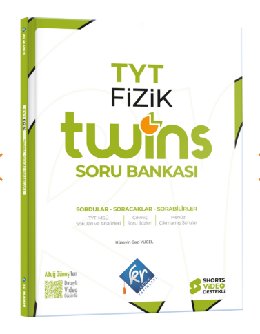 TYT Twins Fizik Soru Bankası KR Akademi Yayınları