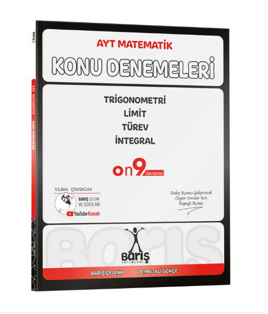 Barış Yayınları AYT Matematik Trigonometri Limit Türev İntegral Konu Denemeleri