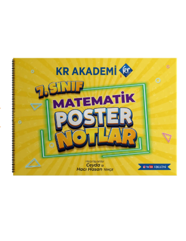 7. Sınıf Matematik Poster Notlar Kr Akademi Yayınları