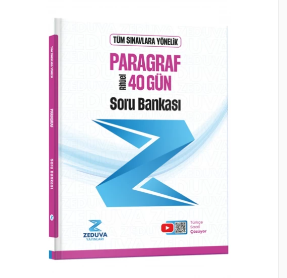 Zeduva Yayınları Türkçe Saati 40 Gün Ritüel Paragraf Soru Bankası