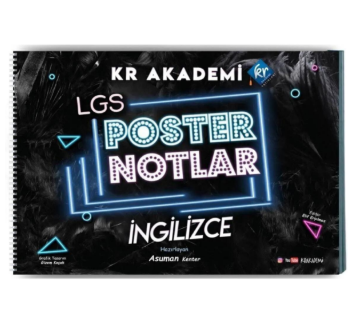 LGS İngilizce Poster Notlar KR Akademi Yayınları