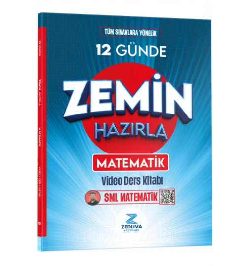 Zeduva Yayınları SML Matematik 12 Günde Zemin Hazırla Matematik Video Ders Kitabı