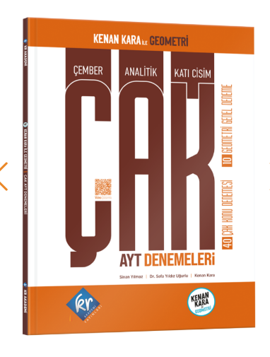 Kenan Kara İle ÇAK AYT Denemeleri KR Akademi Yayınları