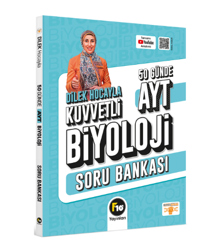Dilek Hocayla 50 Günde AYT Biyoloji Soru Bankası F10 Yayınları