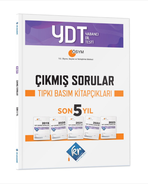 YDT Çıkmış Sorular Son 5 Yıl Tıpkı Basım Fasikülleri KR Akademi Yayınları