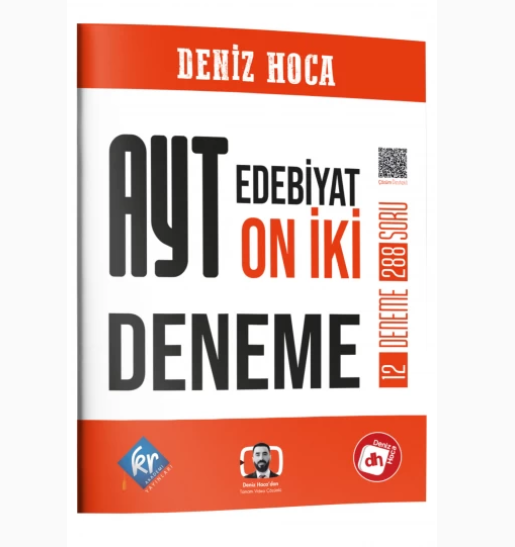 Deniz Hoca AYT Edebiyat 12 Deneme KR Akademi Yayınları