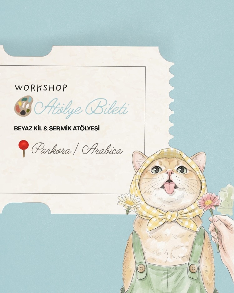 Workshop Atölye Bileti - BEYAZ KİL SERAMİK ATÖLYESİ