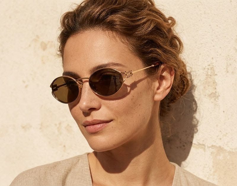 Miu miu 52ys kahve cam ( Orıgınal )