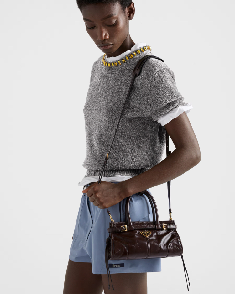 Prada Bonnie Deri Mini El Çantası ( Premıum )