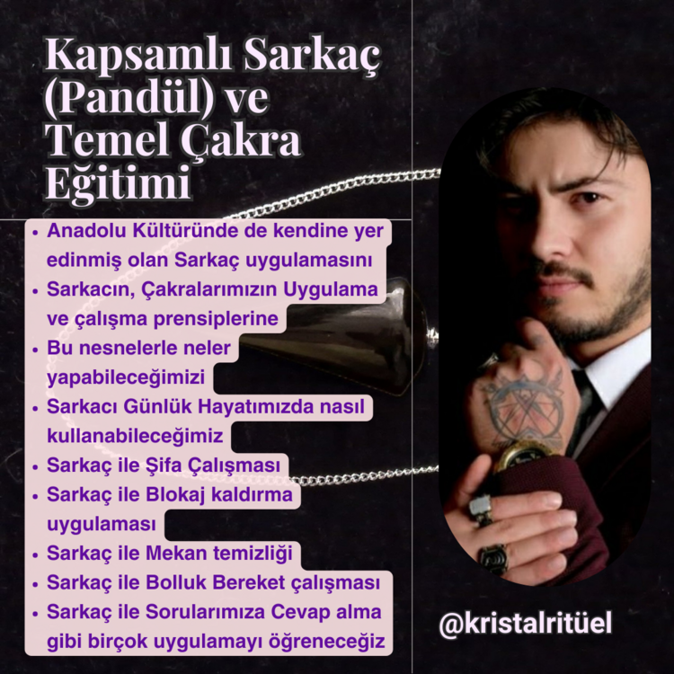 Kapsamlı Sarkaç (Pandül) ve Temel Çakra Eğitimi