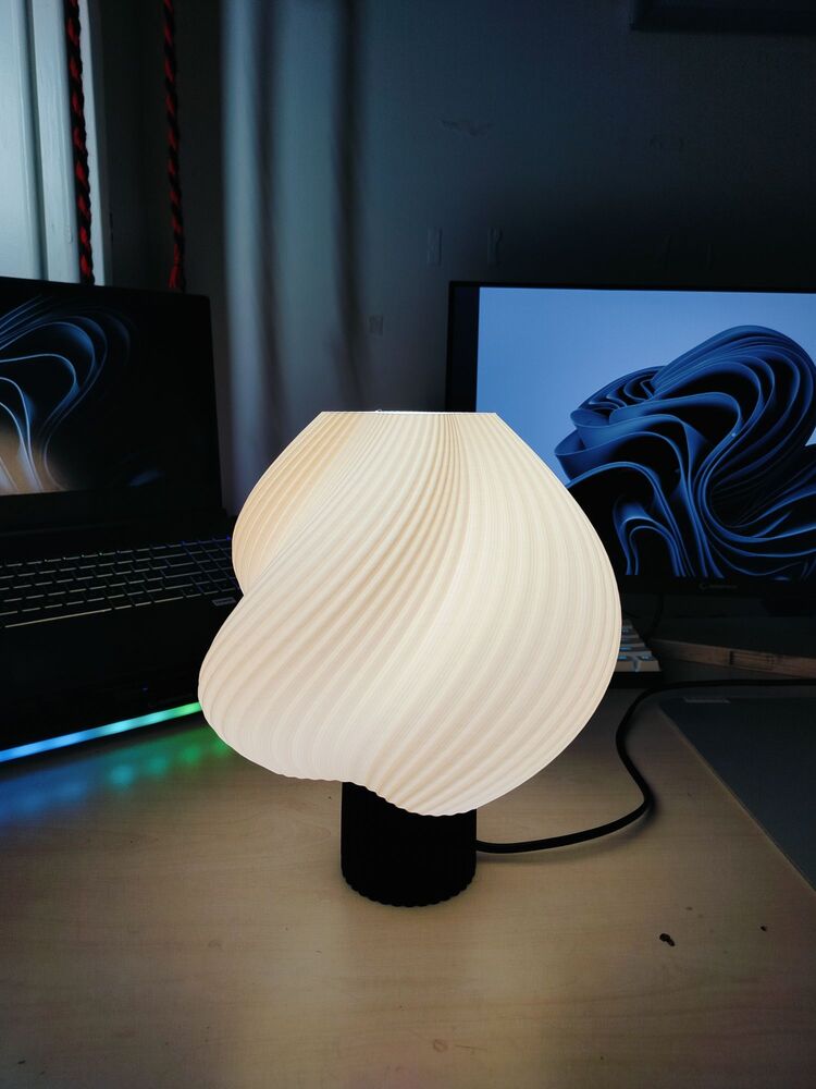 3d baskı abajur